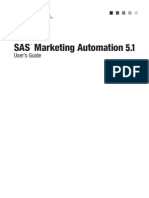 SAS® Marketing Automation 5.1 User's Guide