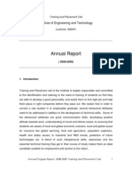 Annual Progress Report, 2008-2009