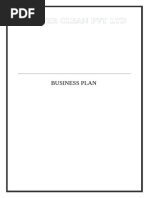 Super Clean Private Limited Business Plan