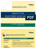 Presentation MSDS Sulfuric Acid