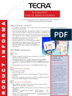 E (1) .Coli 0157 Via Product Information