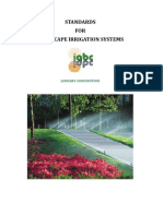 Standards For Landscape Irrigation Systems