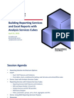 SQLSaturday SSRSExcel Cube Reporting