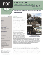 Capsule 22 3ST Evaluation of Embedded Pile Resistance of Scour Critical Bridges