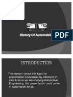 Presentation Automobile History