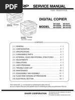Sharp Ar-5520 Ar-5516 Ar-5520s Ar-5520d Ar-5516s Ar-5516d SM