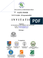 Invitation On XVI International Eco-Conference 2012