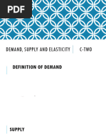 02. Demand, supply and elasticity