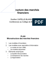 Microstructure Des Marchés Financiers