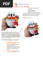 Wizard owl Hedwig (Amigurumi Today)