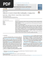 Adherence to exercise in lateral elbow tendinopathy - a scoping review