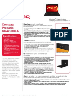 Compaq Presario Cq42-203la + Memoria Usb 2gb