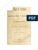 Facundo. Civilización y Barbarie en Las Pampas Argentinas - Domingo F. Sarmiento