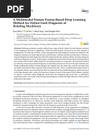 A Multimodal Feature Fusion-Based Deep Learning Method for Online Fault Diagnosis of Rotating Machinery