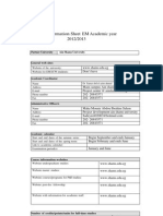 Information Sheet ASU