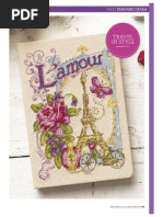 Love, Paris Cross Stitch Pattern