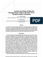 B.T. Sutcliffe and J. Tennyson - The Construction and Fitting of Molecular Potential Energy Surfaces and Their Use in Vibration-Rotation Calculations