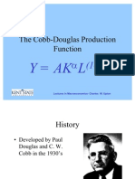 The Cobb-Douglas Production Function