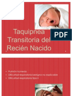 Taquipnea Transitoria Del Recién Nacido