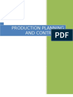 Production Planning and Control