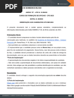 Anexo E - Orientações aos candidatos RH