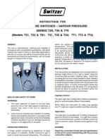 Instruction Manual Temperature Switches