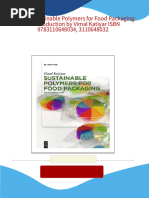 Download Complete (Ebook) Sustainable Polymers for Food Packaging: An Introduction by Vimal Katiyar ISBN 9783110648034, 3110648032 PDF for All Chapters