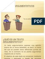 Textos Argumentativos