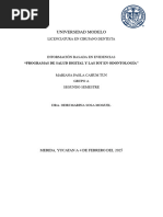 Tecnologías aplicadas en salud. Salud digital