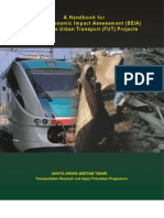 Handbook For Socio-Economic Impact Assessment (SEIA) of Future Urban Transport Projects