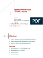 Lecture 01 - Response of First-Order RL and RC Circuits - MLinh