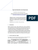 Ontology-Based Question Answering System