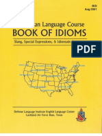 American Language Course - Book of Idioms, DLI, ELC, Lakeland Air Force Base, Texas, Aug 2001