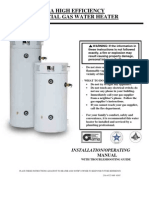 Ultra High Efficiency Commercial Gas Water Heater