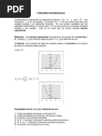 Funciones Exponenciales