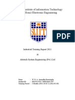 Anuradha Ranasinghe - Industrial Training Report