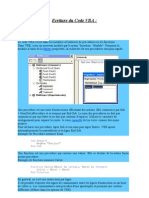 Ecriture Du Code Vba