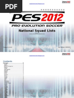 PES2012 National Squad Lists v1