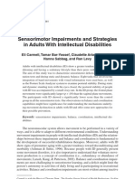 Sensorimotor Impairments and Strategies in Adults With Intellectual Disabilities