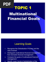 Multinational Finance