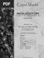 Inquisitor: Crone World