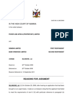 Power Line Africa (Pty) LTD Vs Siemens Ltd-Another