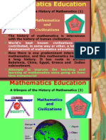 Mathematics and Civilizations: A Glimpse of The History of Mathematics