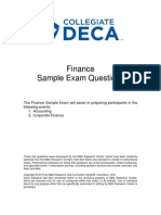 COL Finance Sample Exam