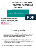 Swot Analysis and Customer Response Towards Pantaloons Gariahat