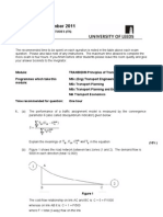 Mock Exam, December 2011: Institute For Transport Studies (Its)