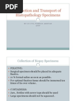 Collection and Transport of Histopathology Specimens