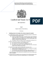 Landlord and Tenant Act Right of First Refusal