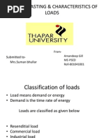 Load For Casting &amp Characteristics of Loads