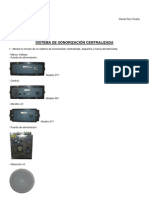 Práctica Nº 11 - Sistema de Sonorización Centralizada